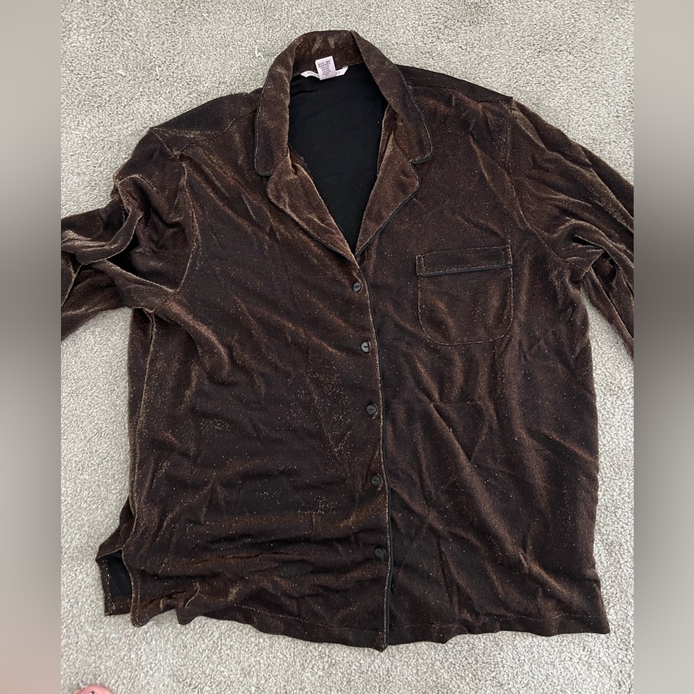 Victoria’s Secret Shimmer Knit Pajama Set